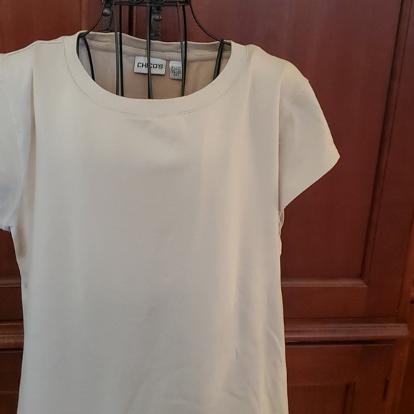 Chicos Short Sleeve tshirt size 3 or 16 - Picture 2 of 5